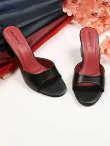 DressBerry Women Solid Textured PU Wedge Sandals