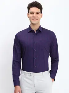 Allen Solly Men Spread Collar Floral Printed Cotton Slim Fit Formal Shirt