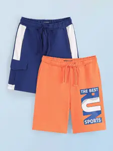 Honeyhap Pack Of 2 Boys Printed Cotton Bermuda Shorts