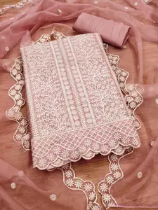 KALINI Women Embroidered Unstitched Dress Material