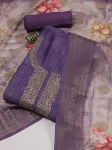 Meena Bazaar Embroidered Unstitched Dress Material