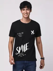 ADRO Men Graphic Printed Round Neck Cotton T-shirt