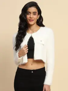 Global Republic Round Neck Open Front Shrug