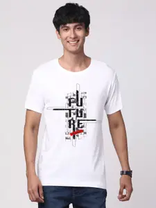 ADRO Men Graphic Printed Round Neck Cotton T-shirt