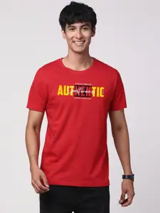 ADRO Men Graphic Printed Round Neck Cotton T-shirt