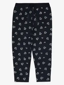 Bodycare Kids Boys Conversational Printed Mid-Rise Track Pant