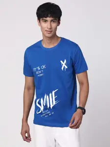 ADRO Men Graphic Printed Round Neck Cotton T-shirt