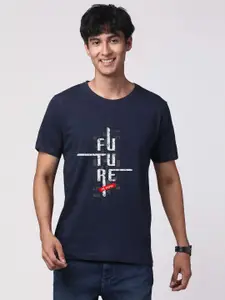 ADRO Men Graphic Printed Round Neck Cotton T-shirt