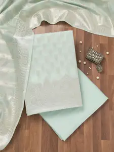 Koskii Floral Printed Unstitched Dress Material