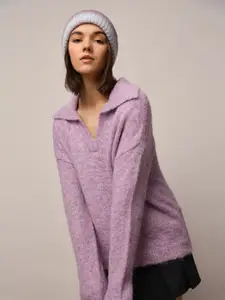 ONLY Women Pullover with Fuzzy Detail