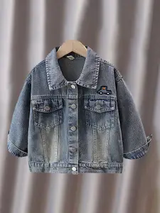 StyleCast x Revolte Boys Outdoor Denim Jacket