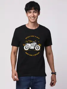 ADRO Men Graphic Printed Round Neck Cotton T-shirt