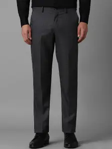 Louis Philippe Men Solid Slim Fit Trousers