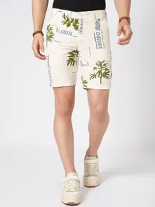 Urban Ranger by pantaloons Men Floral Printed Slim Fit Shorts
