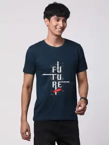 ADRO Men Graphic Printed Round Neck Cotton T-shirt