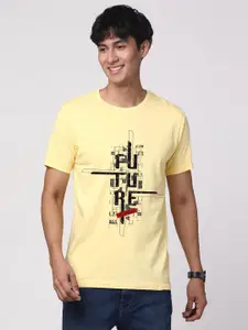 ADRO Men Graphic Printed Round Neck Cotton T-shirt