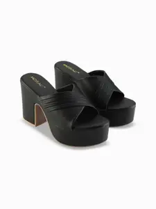 MOSAC Embellished Party Block Sandals