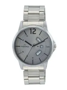 maxima Men Dial & Stainless Steel Straps Analogue Watch 65212CMGI