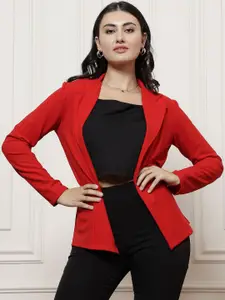 Athena Immutable Notched Lapel Single-Breasted Blazer