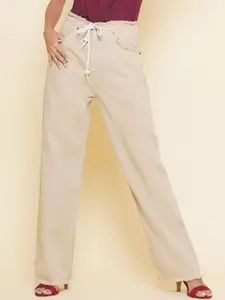 BAESD Women Straight Fit High-Rise Jeans