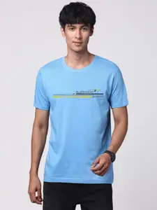 ADRO Men Graphic Printed Round Neck Cotton T-shirt