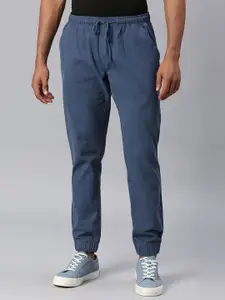 Dennis Lingo Men Solid Tapered Fit Joggers Trousers