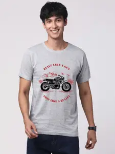 ADRO Men Graphic Printed Round Neck Cotton T-shirt