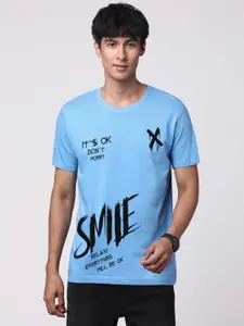 ADRO Men Graphic Printed Round Neck Cotton T-shirt