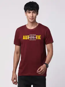 ADRO Men Graphic Printed Round Neck Cotton T-shirt