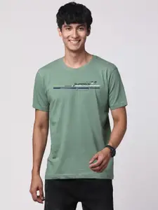 ADRO Men Graphic Printed Round Neck Cotton T-shirt