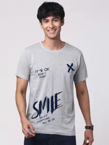 ADRO Men Graphic Printed Round Neck Cotton T-shirt