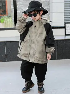 StyleCast x Revolte Boys Longline Outdoor Open Front Jacket