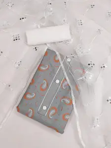 LADY SHOPI Floral Printed Unstitched Dress Material