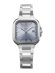 Titan Women Slim Square Quartz Analogue Watch - 95291SM01