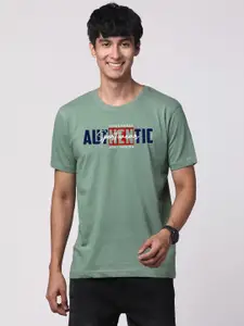 ADRO Men Graphic Printed Round Neck Cotton T-shirt