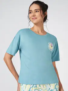 Dreamz by Pantaloons Printed Pure Cotton Lounge Tshirts