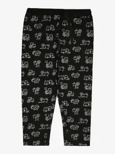 Bodycare Kids Boys Conversational Printed Mid-Rise Track Pant