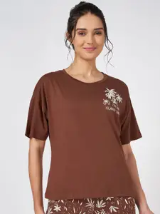 Dreamz by Pantaloons Printed Cotton Lounge T-Shirt