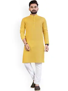 CHARLOTTE GRACIOUS Mandarin Collar Straight Kurta