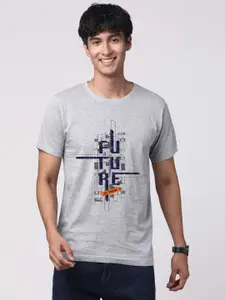 ADRO Men Graphic Printed Round Neck Cotton T-shirt