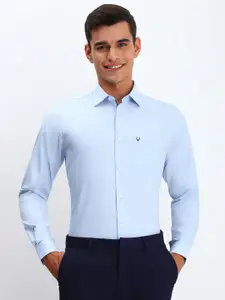 Allen Solly Men Spread Collar Solid Cotton Slim Fit Formal Shirt