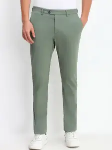 Allen Solly Men Solid Regular Trousers