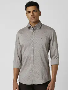 Van Heusen Sport Men Slim Fit Micro Ditsy Printed Casual Shirt