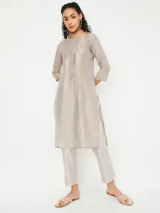 max Women Embellished Kurta