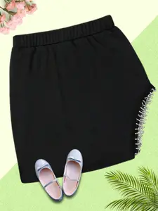 ADDYVERO Girls Knee Length Lace Skirts