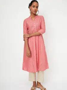 max Women Cotton Woven Design Kurta