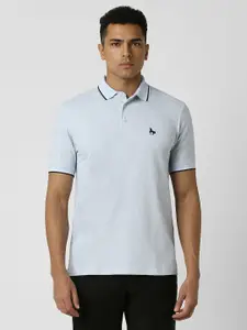 Van Heusen Sport Men Solid Polo Collar T-shirt