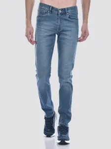 Numero Uno Men Skinny Fit Mid-Rise Light Fade Stretchable Jeans