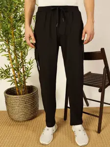 Thomas Scott  Men Solid Relaxed Fit Cotton Track Pants