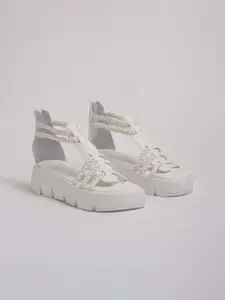 Street Style Store Women Ankle Loop Open Toe Flats